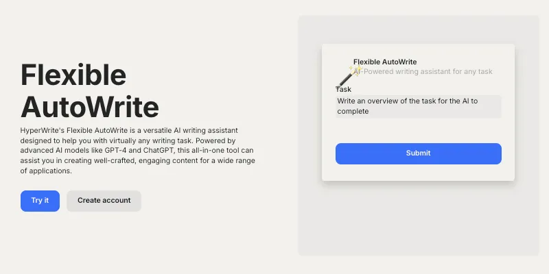 HyperWrite AI Review: Flexible AutoWrite